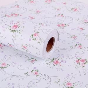 Pvc Wallpaper 10 Meters Self Adhesive Home Decor Sticker Flower