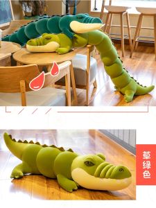 Gối Ôm Cá Sấu Chúa - Gấu Bông Cá Sấu Dài Size Siêu To Vải Nhung Mịn Misino Hàn Quốc Cao Cấp Dành Cho Bạn Bè Người Thương HADA