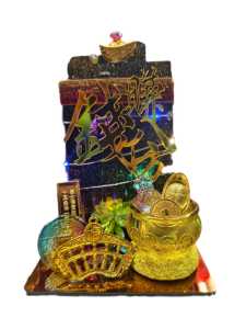 Black Gold Charcoal Decoration Luck & Prosperous decoration  Kayu Arang 招财黑金炭/旺财木炭装饰摆设 风水摆设