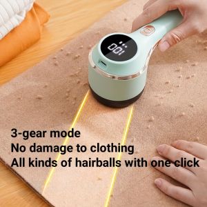 1pc Fabric Shaver Electric Lint Remover USB Rechargeable Sweater Shaver Power Lint Shaver Fuzz Remover Pilling Remover Portable Hairball Trimmer For Clothes Bedding Furniture Carpet Sofa Cleaning Supplies Cleaning Gadgets