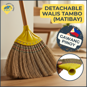 YHF Walis Tambo 8 Fingers (Matibay) | High-Quality Floor Broom for Home School Office & Factory Sweeping