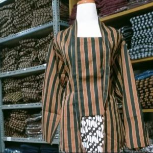Kebaya lurik wanita dewasa adat jawa Kebaya kutu baru jogja Baju lurik perempuan