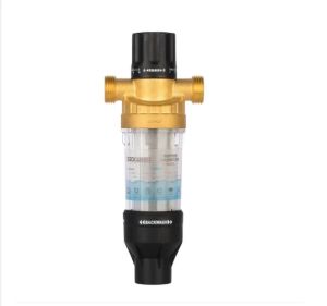 CALAO-316 Water Pre Filter System Whole House Prefilter Reusable Spin Down Sediment Water Filter Central Purifier Siphon backwash Strainer 40micron 316 Stainless Steel Mesh