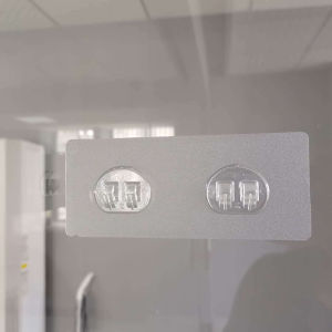 YINSI ตะขอยึดติดผนังภายใต้ชั้นวางลวดแขวนผู้ถือ CLAMP Organizer