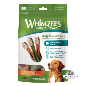 [Save $7.30] Whimzees Dental Treats For Dogs Value Bag I Pawpy Kisses
