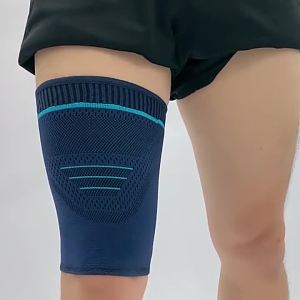 Tcare Thigh Compression Sleeve Pain Relief Recovery Guard Protector Pad Sport Leg Support Bandage Protector Muscle Strain ce