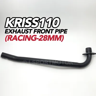 MODENAS KRISS110 EXHAUST FRONT PIPE (RACING-28MM) EKZOS MUFFLER PIPE DEPAN NECK KRISS 110 KRISS1 KRISS 1 MODIFIED MODIFY
