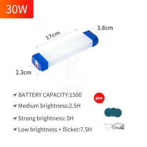 MEIANVU【Buy 1 Take 1】Rechargeable LED Light: 30W 60W 90W Options | Emergency Lighting Portable Design Energy-Saving Features Christmas Lights