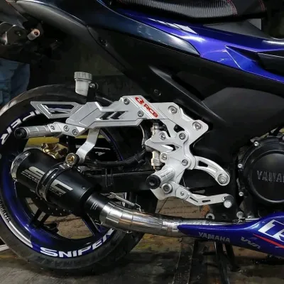 SC PROJECT FULL SYSTEM EXHAUST PIPE FOR SNIPER 150 | 155 | R + BIG ELBOW + SILENCER + ACCESORIES