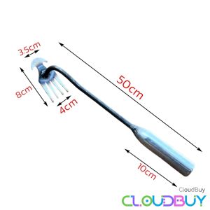 C.B.【Ready in Stock】 Manual Weeding Puller Tool Handheld Weeding Tool Garden Hoe and Rake