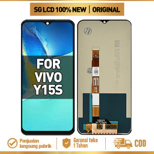LCD VIVO Y15S Original Fullset asli hp touchscreen ori for Glass Touch Screen Digitizer murah COD