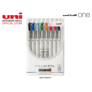 uni-ball One 8 colours set 0.5mm