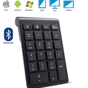 Factory Wholesale 22 Bluetooth key /2.4G Numeric keypad universal for laptops and desktop computers hot