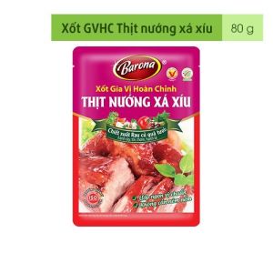 Combo 3 gói Xốt gia vị hoàn chỉnh Barona - Thịt nướng xá xíu 80gr