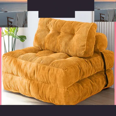 Foldable Sofa Bed 2-in-1 Floor Sofa Chair | Space Saving Portable Sofa Mattress | High Density Foam Guest Bed for Small
