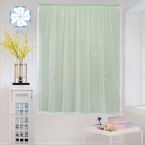 TATE ส่งเร็ว🚀 ผ้าม่าน คุณภาพสูง ผ้าม่านหน้าต่าง 2ชั้น ผ้าม่านกั้นห้อง ผ้าม่านกันแสง ม่าน ม่านหน้าต่าง ม่านประตู หมัดฟรี ผ้าม่านมินิมอล 90x100cm / 90x120cm / 120x150cm ผ้าม่านหน้าต่างติดด้วยตนเอง ผ้าม่านในห้องนอนและห้องนั่งเล่น ไม่จำเป็นต้องเจ