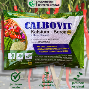 Calbovit 1 kg Pupuk Kalsium Boron Nutrisi Pencegah Layu Rontok Buah Perkuat Akar Tanaman Kalbofit