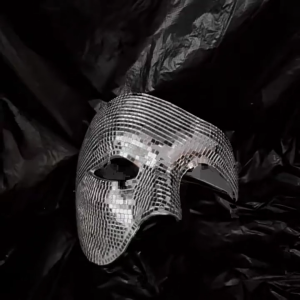 Half Face Cover Party Mask With Adjustable Fit For Masquerades Ball Themed Celebration And Mysterious Looks