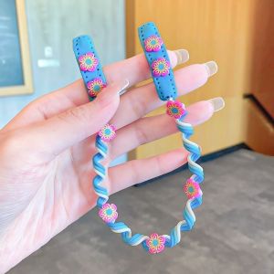 ALENADAY - Ikat Rambut Spiral Korea Fashion Anak Perempuan Lucu Dengan Hiasan Cantik KCR22