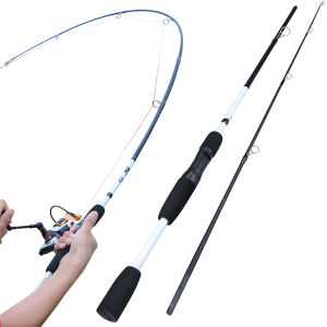 Sougayilang Joran Pancing Tongkat Pancing Berputar/Casting Fishing Rod Carbon Fiber Ultralight Berat 1.65M 1.75M 2/3 Bagian Memancing Tiang Perjalanan Rod Fishing Tackle