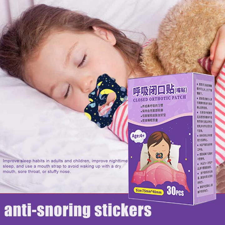 Adult children sleep mouth breathing correction stickers closed mouth