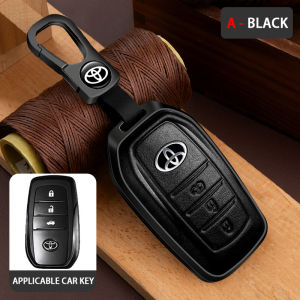Sarung Kunci Toyota Camry Hilux Rogue Revo Rav4 Innova Zenix Fortuner Harrier XU80 Leather Key Cover Case Accessories