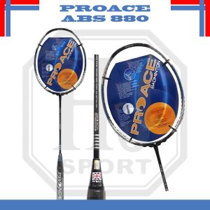 Raket Badminton Pro Ace ABS 880 Original Bonus Senar dan Kaos