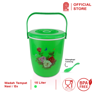PACIFIC Rice Ice Bucket Tempat Nasi Termos Es Plastik Serbaguna Food Grade 15 L