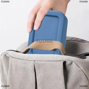 [COD] FUSHI0 Giữ thanh dầu gội rắn Hộp đựng xà phòng du lịch chống rò rỉ lớn Hộp xà phòng silicon với lớp thoát nước hộp đựng xà phòng tăng cường