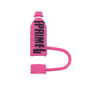 แฟชั่น1ชิ้น3D เครื่องดื่มการ์ตูนซิลิโคนปลั๊กหลอดดูดอุปกรณ์เสริมที่ทำจากแก้วหลอดสเตนเลสใช้ซ้ำได้กันฝุ่นตกแต่งของขวัญสำหรับผู้ใหญ่ผู้ชาย