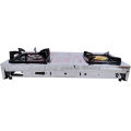 Rinnai เตาแก๊สตั้งโต๊ะ หัวทองเหลือง + หัวเทอร์โบ รุ่น RY-9002SST (สีเงิน). 