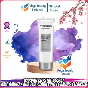 Wardah Crystal Secret NMF Amino + AHA PHA Clarifying Foaming Cleanser 100ml