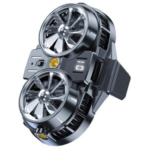 Bán Dẫn Làm Mát Điện Thoại Di Động Làm Mát Tản Nhiệt Quạt đôi kẹp sau Tản Nhiệt Cho phát trực tiếp Video Xem