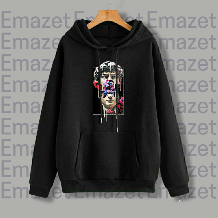 Sweater Hoodie Crewneck Rougneck Jaket Hitam Polos Pria Wanita Murah Terbaru Kekinian Jumper Oblong Dewasa Keren Hodie switer kupluk H M Lazada Indonesia