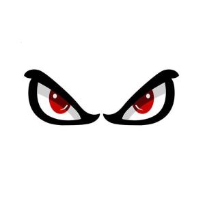 Off-Road vật trang trí xe 3D mô phỏng cá mập mắt Sticker thân xe Pet đề can nhãn dán Đề-can