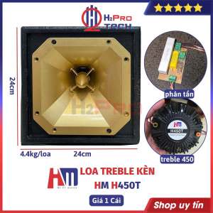 Loa Treble Kèn HM Hộp Gỗ 450W (Giá 1 Cái) Có Phân Tần Chống Cháy Loa Siêu Tép Rời HM H250T H450T