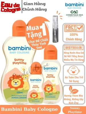Nước Hoa Em Bé BAMBINI Chính Hãng Đủ Mùi Full Size