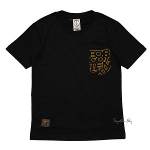 Forgotten Sky Kaos Katun Anak Laki-laki Perempuan Pocket Saku Distro Usia 1-12 Tahun Hitam Putih