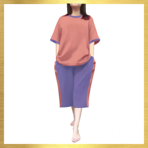 SETELAN WANITA JUMBO POLOS CELANA KULOT CELANA TOSCA DAN UNGU ( XL FIT XXL - 3XL )