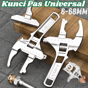 COD KIRIM CEPAT Januel Kunci pas Inggris Universal Adjustable Wrench Spanner 6-68mm Jn38