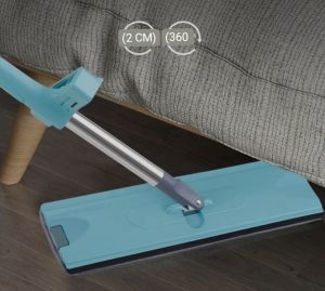 Cây Lau Nhà Thông Minh Tự Vắt Cao Cấp (42 x 12cm) - Phiên Bản Cao Cấp Cứng Cáp Bền Bỉ và Êm Tay Hơn