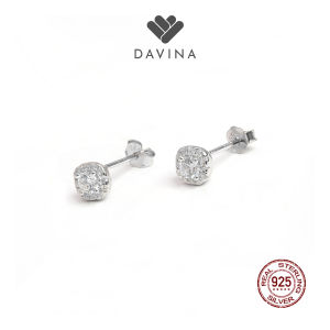 DAVINA Ladies Leilanie Earrings Sterling Silver 925 - Anting Wanita Perak S925 Tusuk Mata Kecil