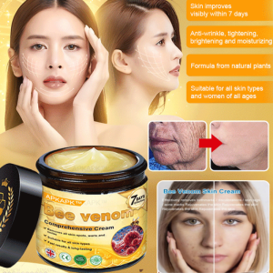 Multi-Action Bee Venom Cream Deep Nourishment Skin Treatment Cream for Dry Rough Skin Psoriasis Acne Relief