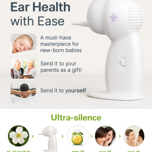 Electric Vacuum Ear Cleaner Wax Removal Kit Safe Painless Ear Cleaning Tool Efficient Ear Pick for Home Use