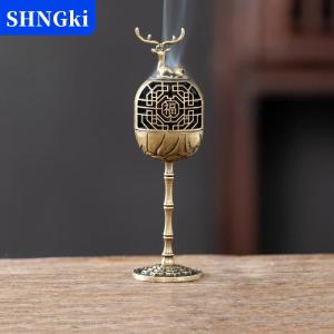 [COD] 🔥🔥🔥SHNGki Hợp kim rỗng Hương liệu hương Burner Hươu cần cẩu cao chân trong nhà trang trí bếp cho phòng ngủ văn phòng thanh lọc không khí