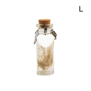 Hmeme Pet memorial chai cho pet chó lông mèo lông lưu niệm chai lưu trữ với 3 bạc phụ kiện Pet memorial urn container