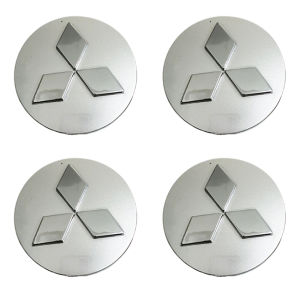 4PCs/Set 60mm Mitsubishi Hub Cap Wheel Center Caps Mitsubishi Wheel Cap Rim Hub Cover Badge Emblem
