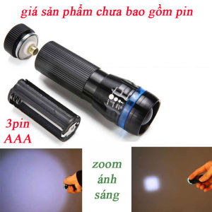 Đèn pin cầm tay nhỏ gọn siêu sáng loại sài pin rời và pin sạc 210 - 7301 - 135 - 136