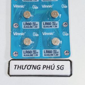 Pin 1.5V ALKALINE LR60 AG1 LR621F 364A LR621 GP164 E364 (VINNIC)