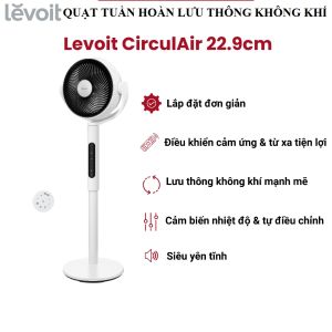 Quạt tuần hoàn không khí Levoit CirculAir 22.9cm LPF-R432-WEU